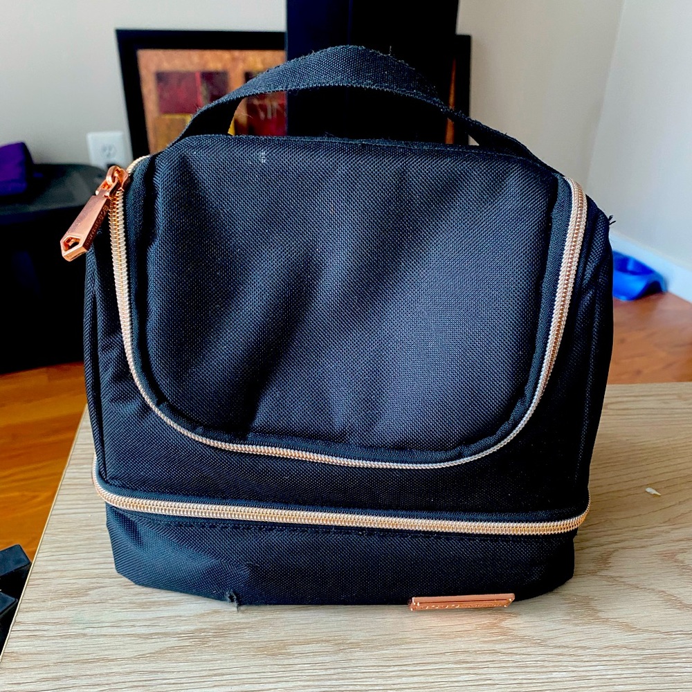 Black and Rose Gold Lunch Box